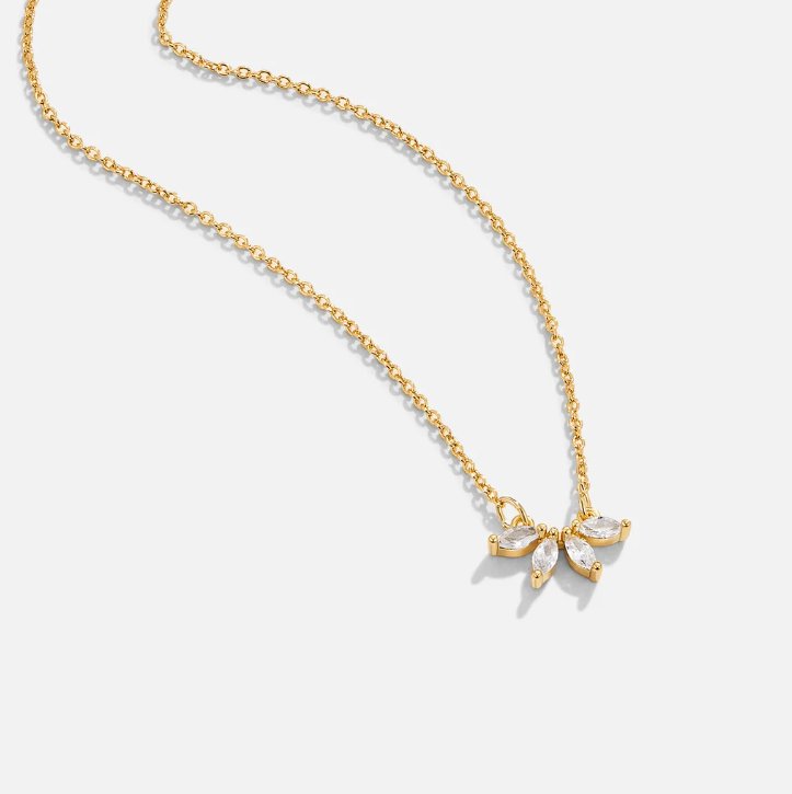 Omelia kristallbladhalsband