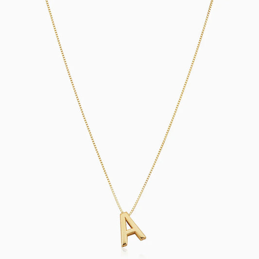 Halsband med kärleksbrev | Guld 0