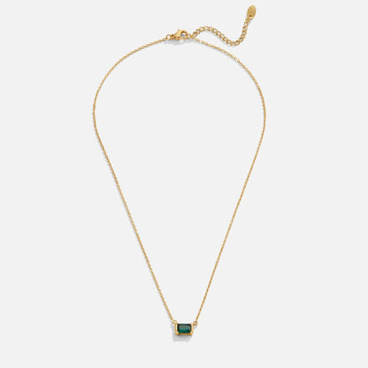 Moni Grön Smaragdhalsband