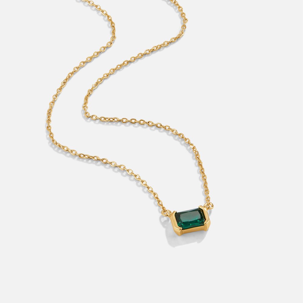 Moni Grön Smaragdhalsband